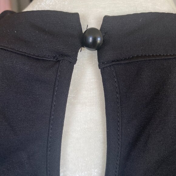 Three Pink Hearts women's black and white halter top sleeveless long maxi dress - Picture 7 of 12